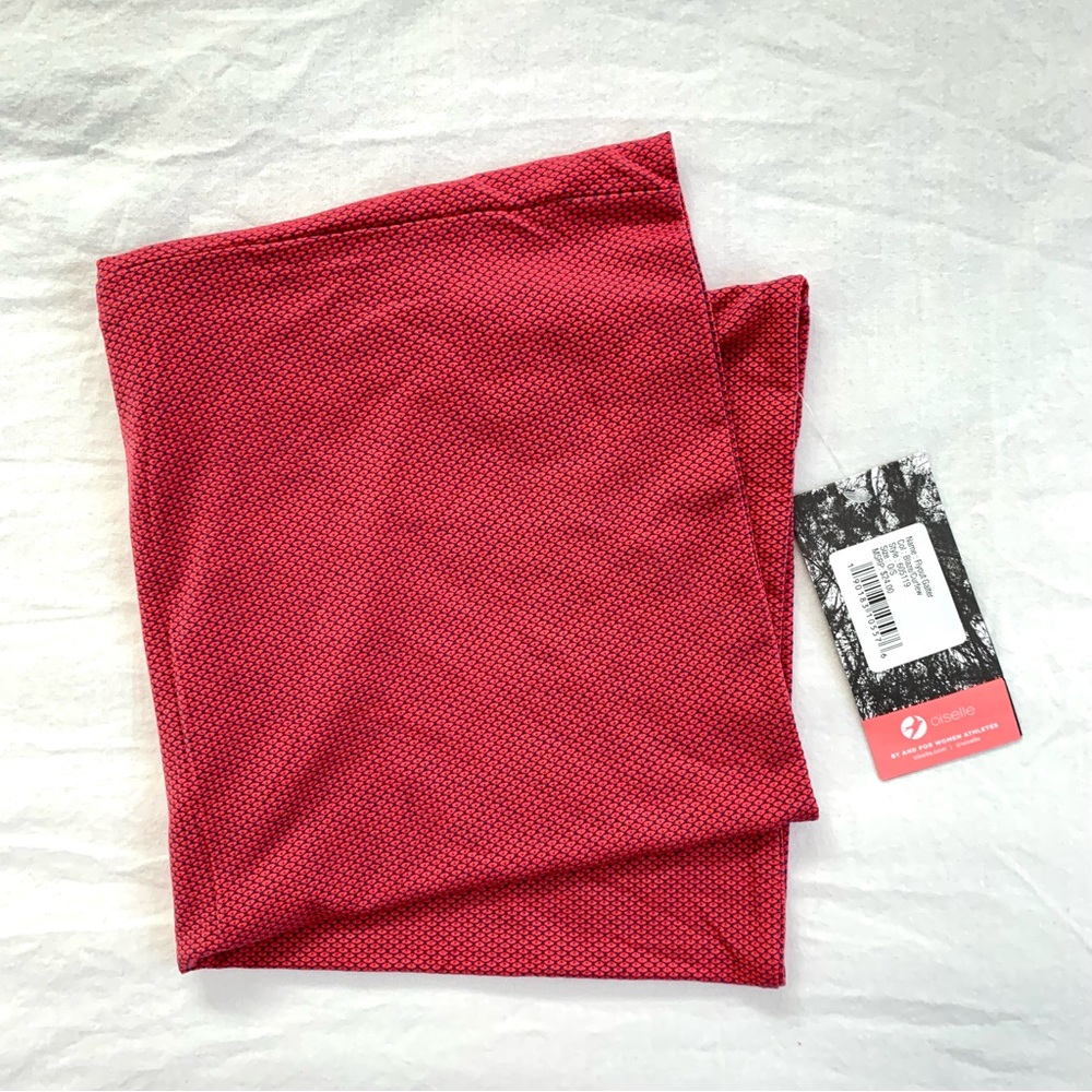 NWT Oiselle Flyout Gaiter in Blaze/Curfew